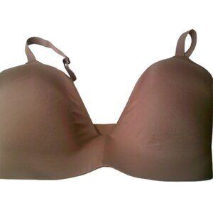 Skims Wireless Form T-Shirt Bra Size 40H Full coverage Chocolate Color